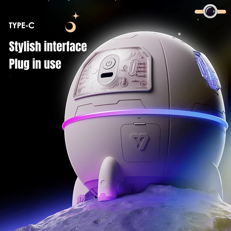 Astronaut Spaceship Aromatherapy Air Humidifier Purifier USB Electric Water Fragrance Diffuser Humidificador for Home Room