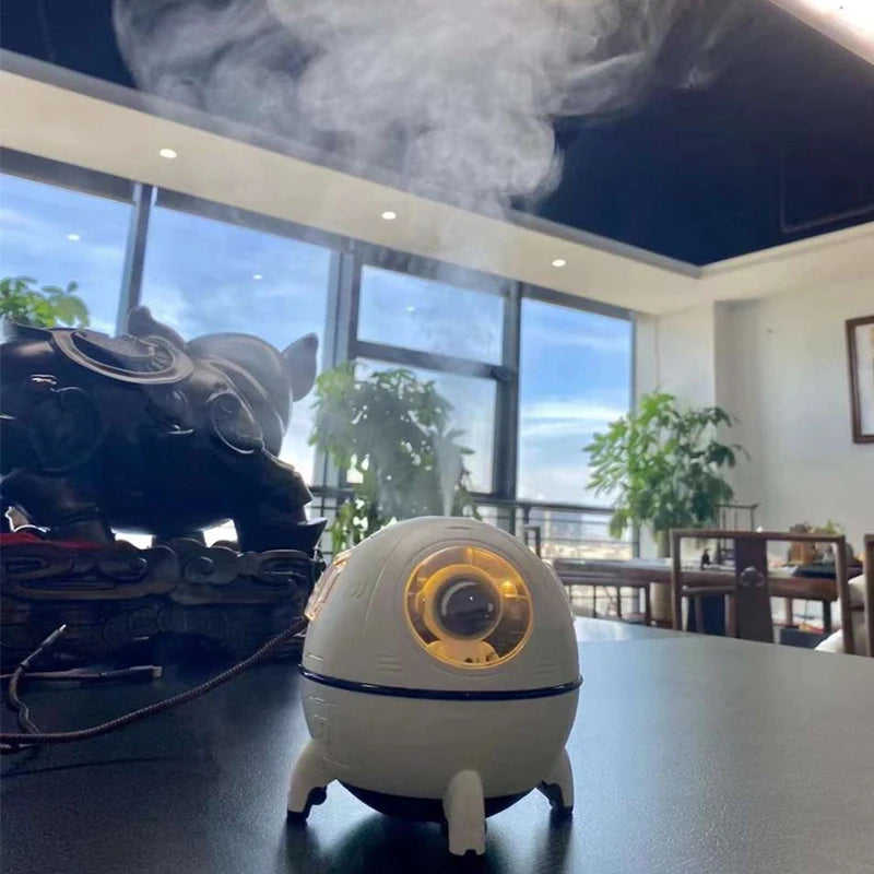 Astronaut Spaceship Aromatherapy Air Humidifier Purifier USB Electric Water Fragrance Diffuser Humidificador for Home Room